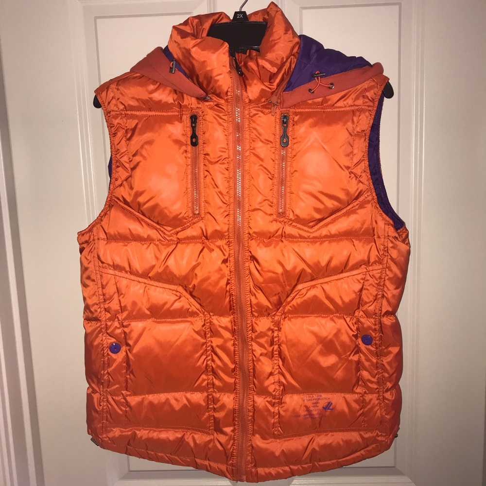Men Puffer Vest with Hoodie